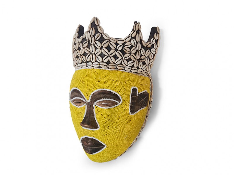 Yellow Bamileke Mask Yellow Bamileke Mask